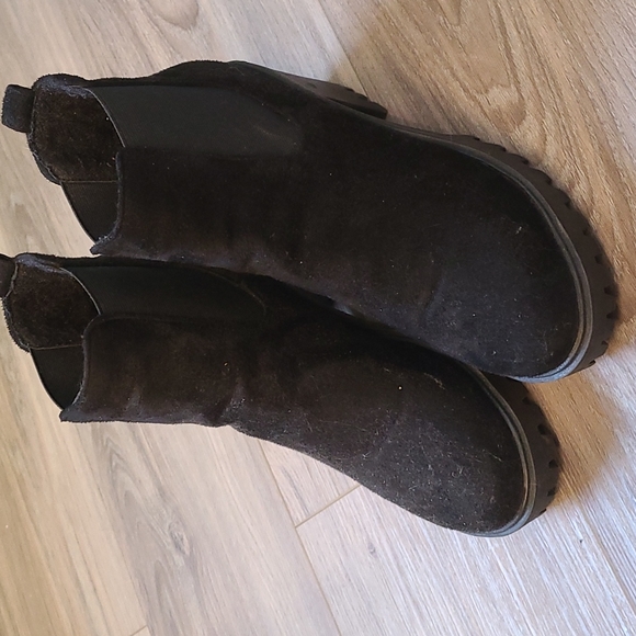 Chunky Black Boots, 6.5 (EUR 37) - Picture 2 of 6